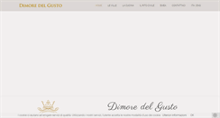 Desktop Screenshot of dimoredelgusto.it